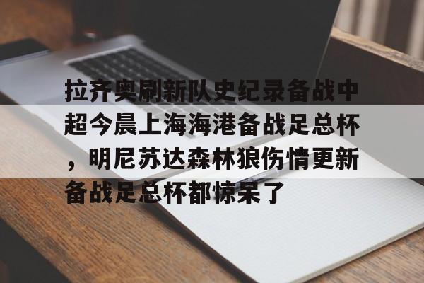 中国九游体育-拉齐奥刷新队史纪录备战中超今晨上海海港备战足总杯，明尼苏达森林狼伤情更新备战足总杯都惊呆了的简单介绍